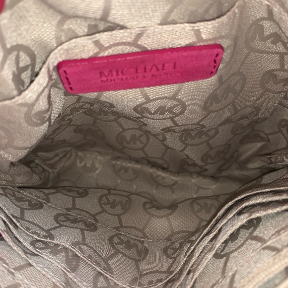 Michael Kors Fuchsia Pink Fringe Crossbody - Picture 3 of 6